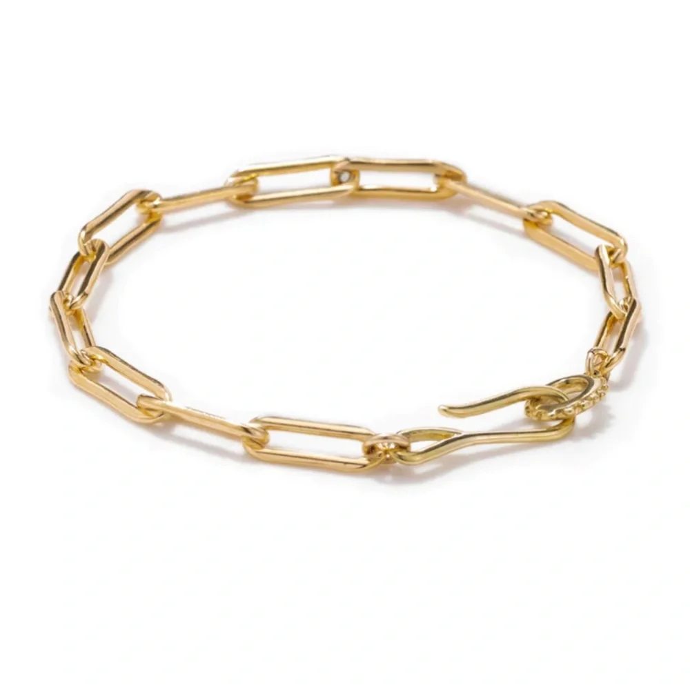 Meredith Kahn Gold Link Chain Bracelet